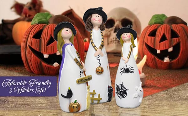 8fc370fd2b814033117db7d90f28e3585e8259717aa1c06ae969f81d257448d9.jpeg Halloween Witch Decorations - Image 1